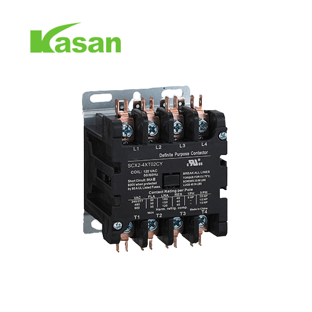 UL igazolt 4 pólusú 40 AMP DP kontaktor 120 V AC tekercs kontaktor